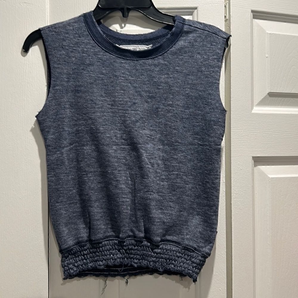 T2 Love Girls blue tank Top, Size 14